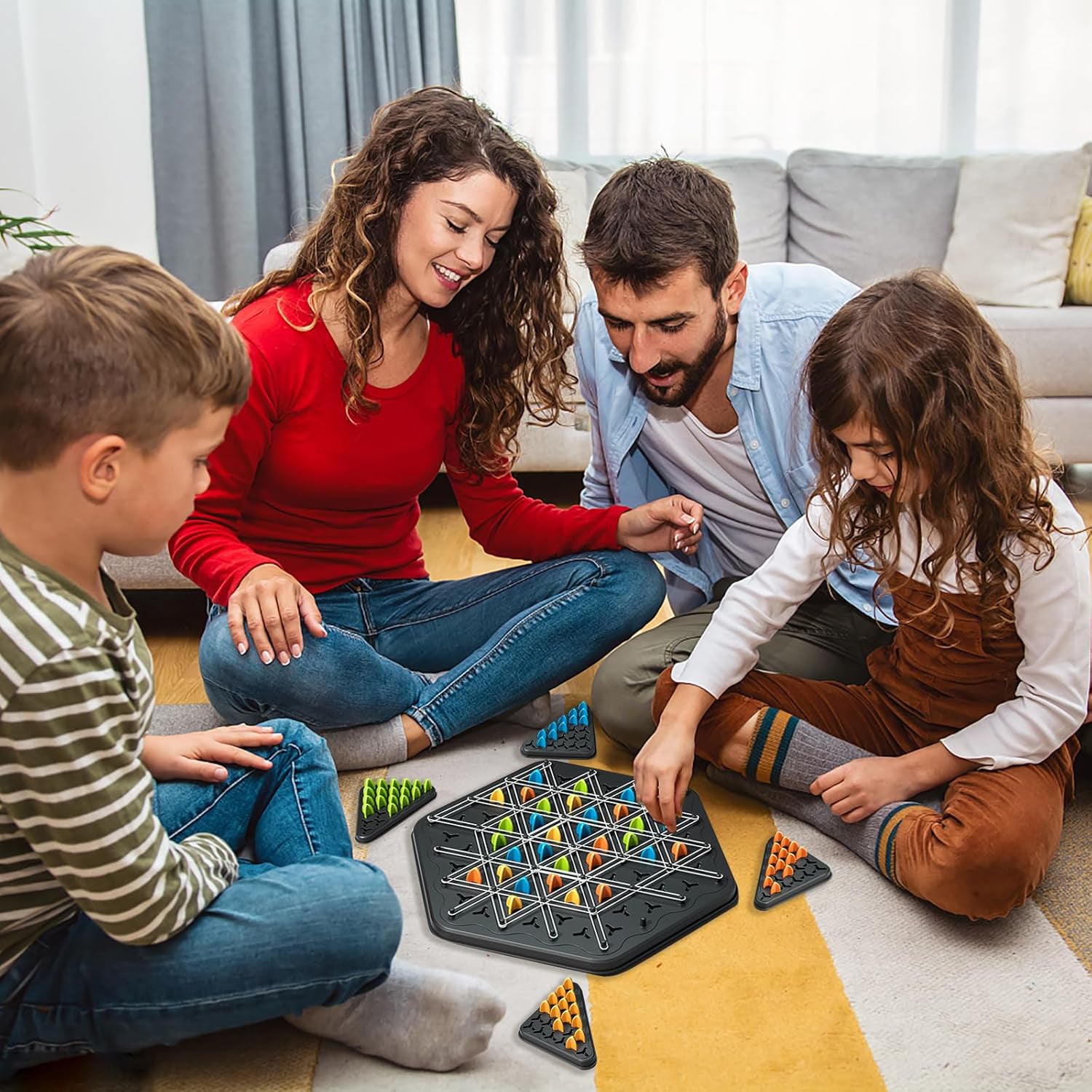 Educational Triangle Puzzle for Group Play Educational Triangle Puzzle for Group Play